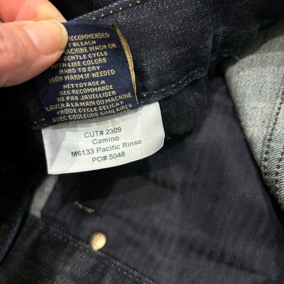 Fidelity Camino Jeans 35 Pacific Rinse Dark Wash - Picture 11 of 11